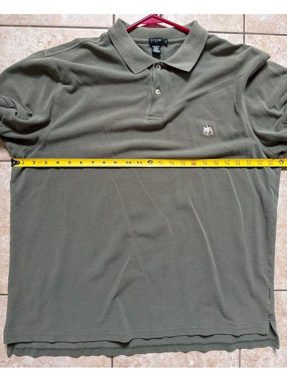 XL - Men - J.Crew Olive Green Polo Shirt